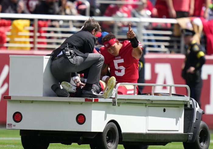 49ers’ Trey Lance Suffered Significant Ankle Injury