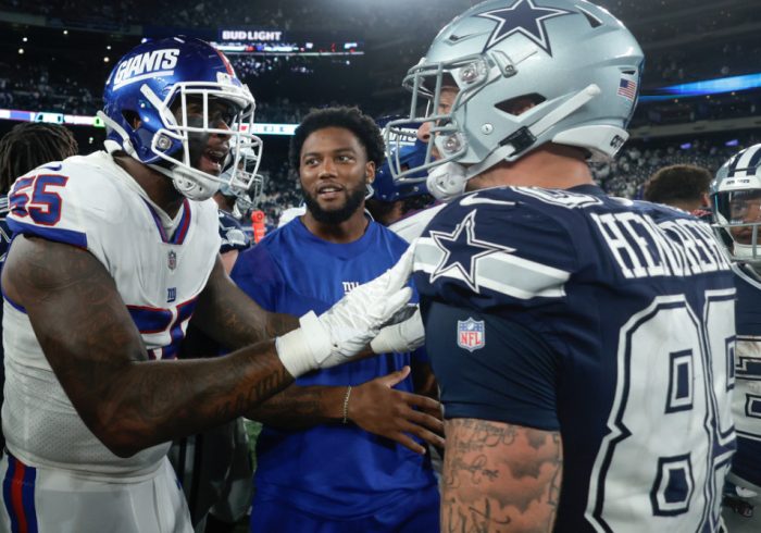 Giants, Cowboys Players Get Chippy During Postgame Handshakes