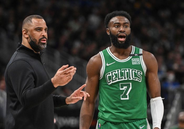 Jaylen Brown Discusses Ime Udoka’s Suspension From Celtics