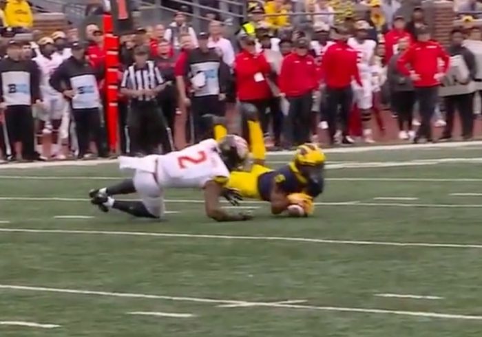 Questionable Michigan Interception vs. Maryland Wasn’t Reviewed