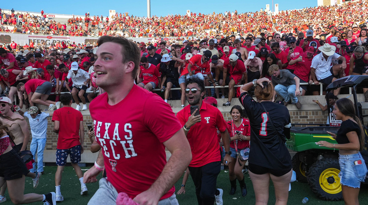 Texas Tech Sponsor to Pay Fine for Fans Storming Field