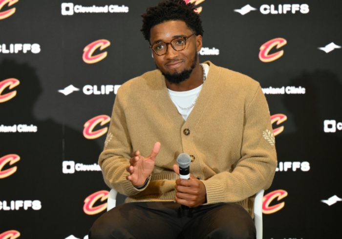 Watch: Browns Fans Give Cavs’ Donovan Mitchell a Warm Welcome