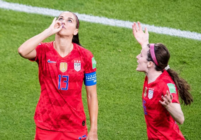 Alex Morgan Responds to Vikings Player’s TD Celebration in London