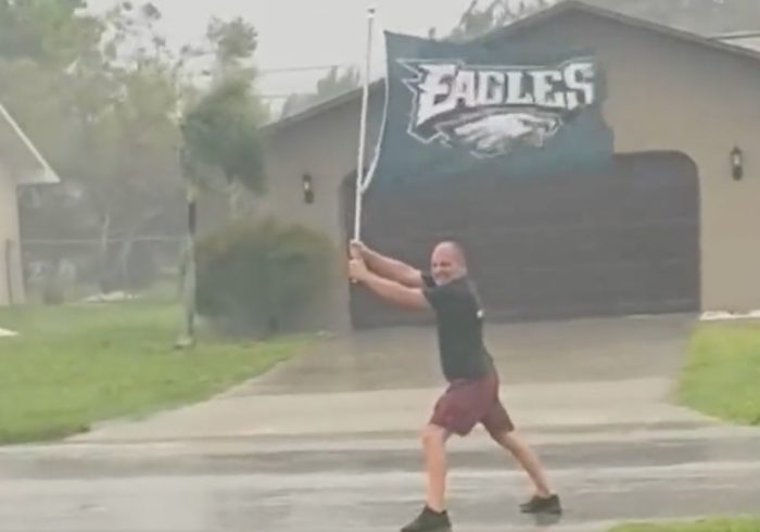 An Eagles Fan and Cheesecake Guy Takes on a Hurricane