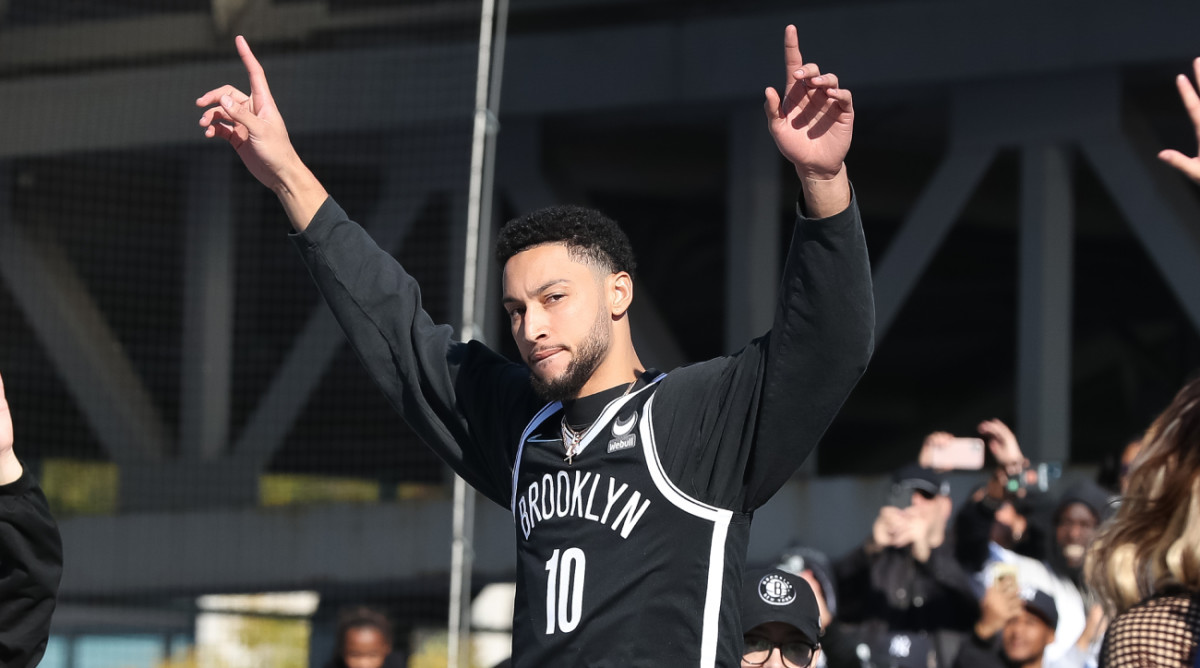 Ben Simmons Reacts to Air Ball Video Going Viral