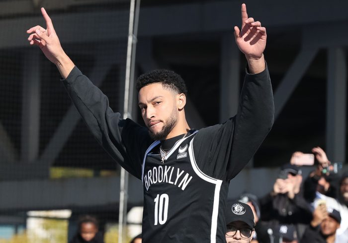 Clip of Ben Simmons Shooting Airball at Practice Going Viral