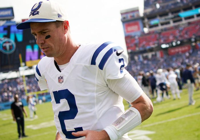 Colts Once Again Starting Over at QB After Benching Matt Ryan