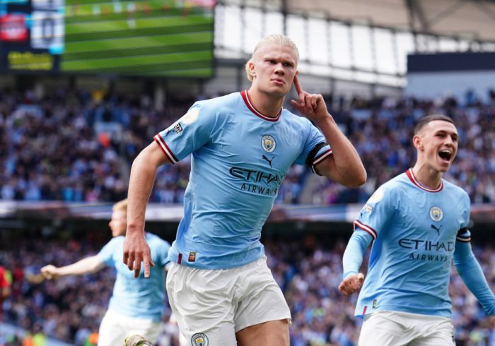 Erling Haaland Nets Hat Trick in First Manchester Derby