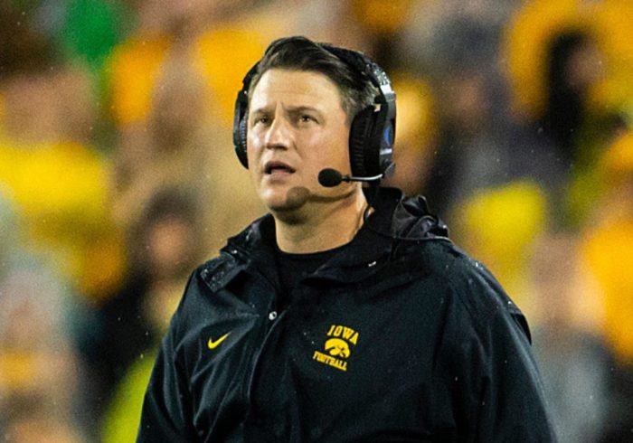 Iowa OC Brian Ferentz Was Asked Blunt Question About Job Security