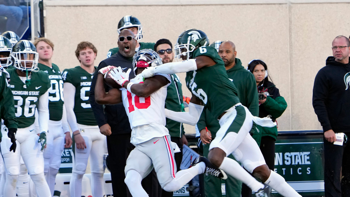 LeBron Reacts to Ohio State WR Marvin Harrison Jr.’s Dazzling Touchdown