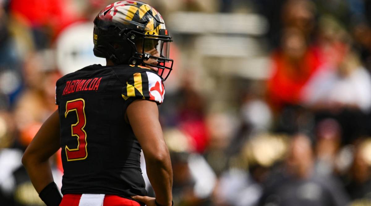 Maryland’s Tagovailoa ‘Gametime Decision’ After Knee Injury