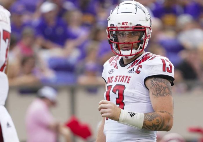 NC State Quarterback Devin Leary Out for Season