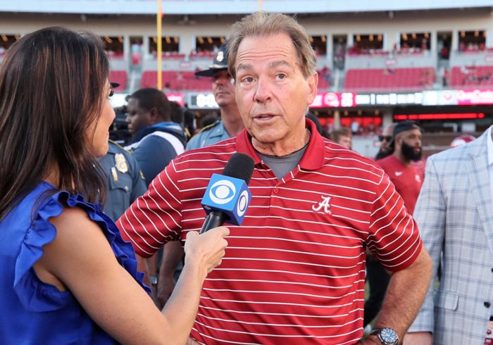 Nick Saban Criticized for Postgame Interview With Reporter