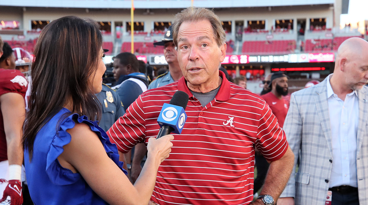 Nick Saban Criticized for Postgame Interview With Reporter