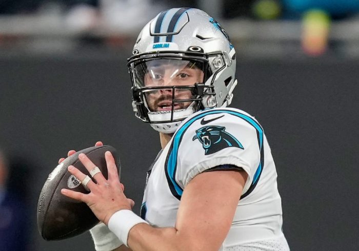 Panthers’ Baker Mayfield to Undergo MRI to Examine Foot Injury
