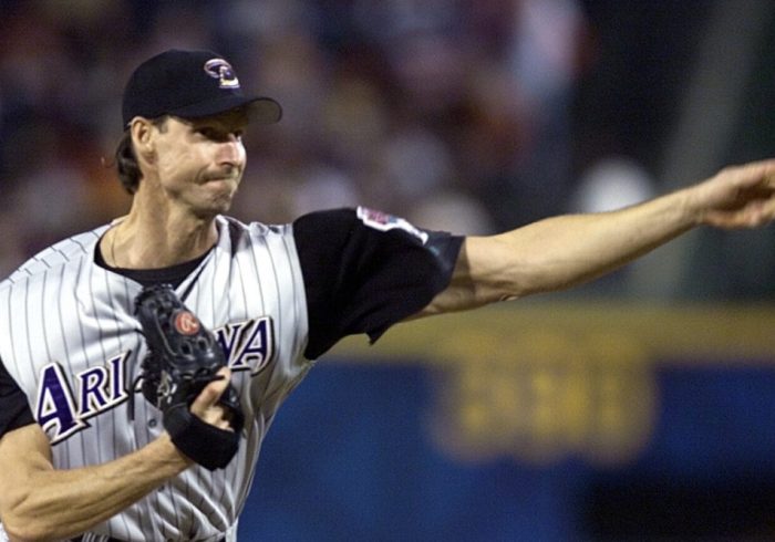 Picture of Randy Johnson Photographing NFL Game Goes Viral