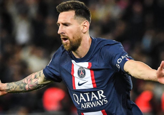 PSG Ad Board Says ‘GOAT’ the Moment Lionel Messi Scores Free Kick