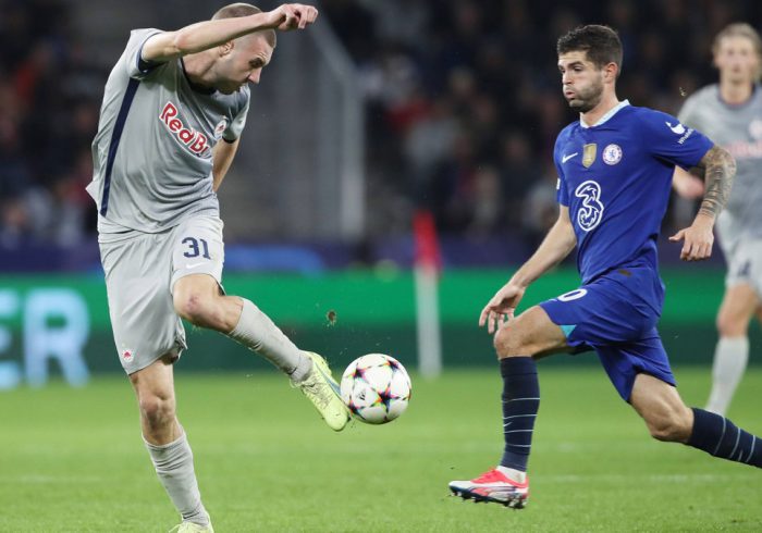 Pulisic Starts, Assists Chelsea’s Winner vs. Salzburg in UCL