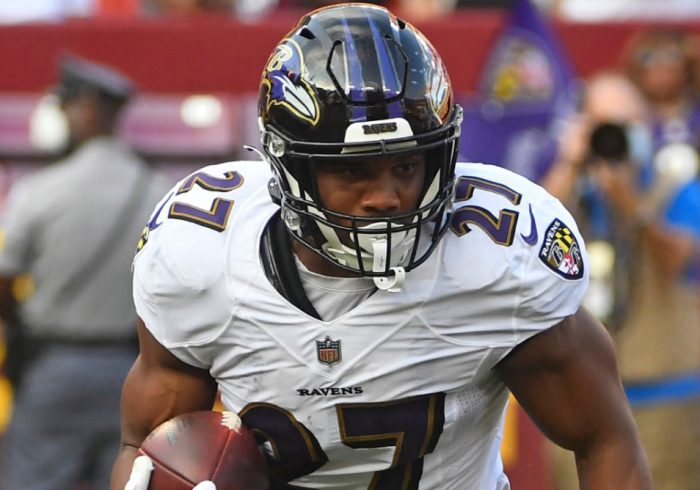 Ravens RB JK Dobbins Out With Injury vs. Browns
