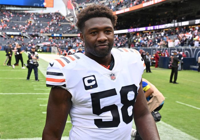 Report: Bears Trade LB Roquan Smith to Ravens