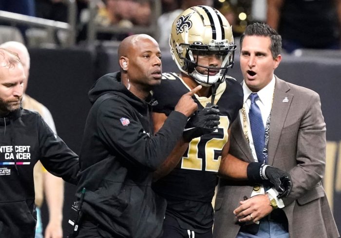 Saints WR Chris Olave Ruled Out With Concussion vs. Seahawks