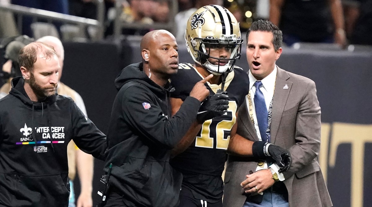 Saints WR Chris Olave Ruled Out With Concussion vs. Seahawks