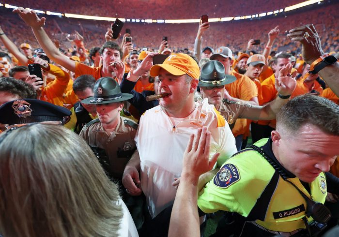 Tennessee Ends Bama Heartache With Fittingly Wild Celebration