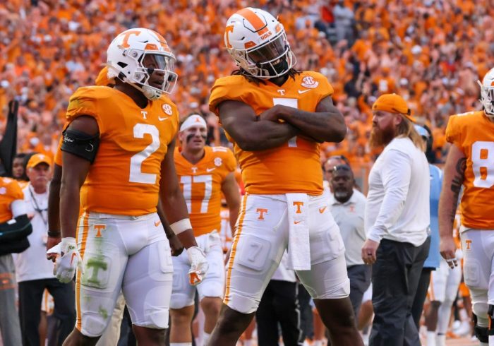 Tennessee Soars Up Rankings in AP College Football Poll