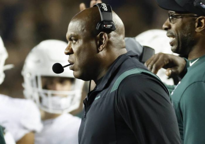 Video Shows Michigan State’s Mel Tucker In Altercation With Fan