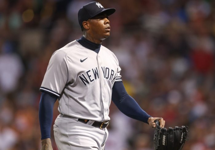 Yankees’ Aroldis Chapman Off ALDS Roster After Unexcused Absence