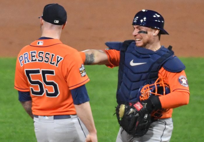 Astros’ Backup Backstop Earns an Outsized Piece of No-Hit History