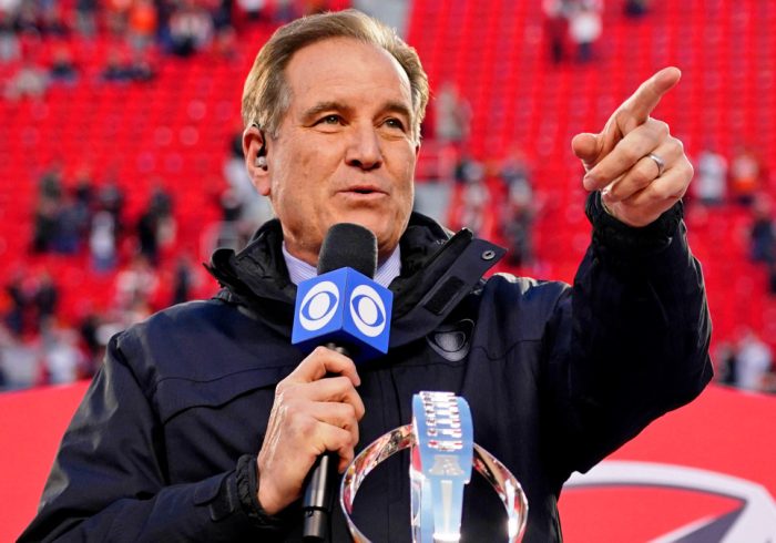 Jim Nantz Gives Up the NCAA Tournament, But He Says He’ll Call NFL for a ’Long, Long Time’