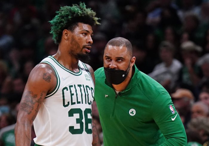 Marcus Smart Reacts to Nets’ Possibly Hiring Ime Udoka As Coach