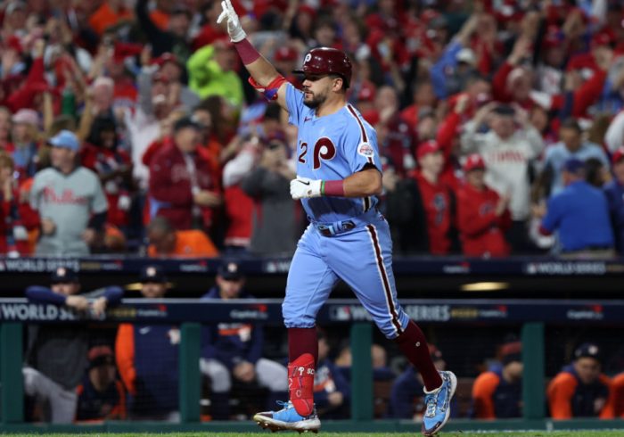 Phillies’ Schwarber Backs Up Memorable Postgame Quote With Leadoff Homer