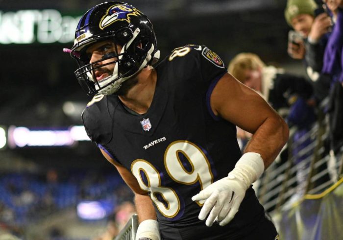Ravens TE Mark Andrews Ruled Out vs. Saints due to Injury
