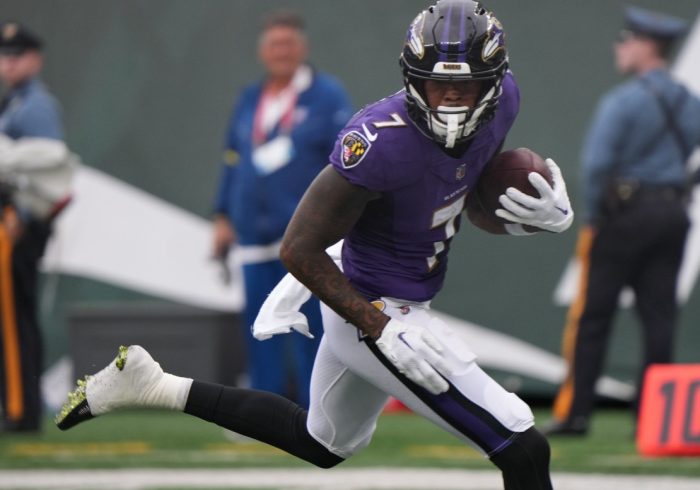 Ravens WR Rashod Bateman to Undergo Season-Ending Foot Surgery