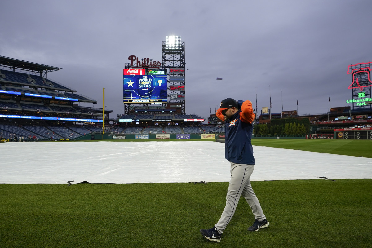 Resetting the World Series Stage After Rainout Postpones Game 3