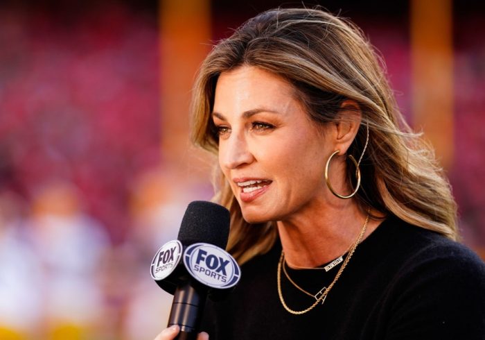 Erin Andrews Reacts to NFL QB Hitting Her With Errant Pass