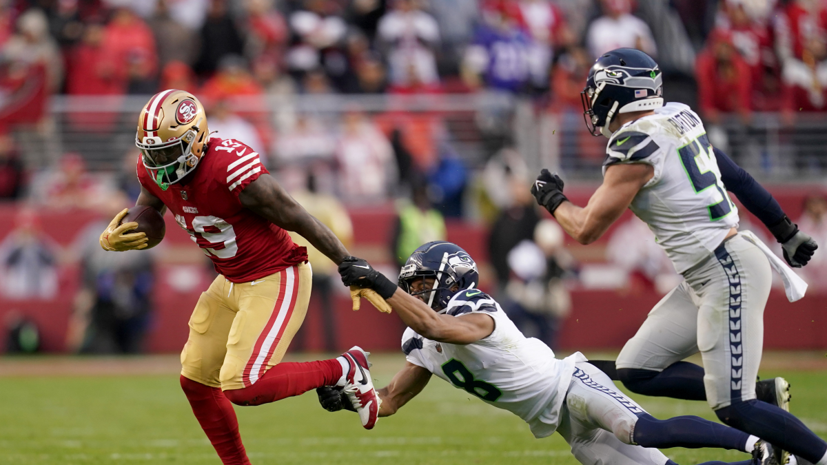 49ers’ Samuel Discusses Play Where Abram Twists His Leg