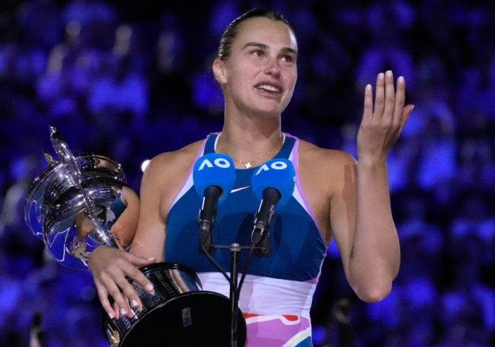 Aryna Sabalenka Celebrates Australian Open Title With Iconic TikTok