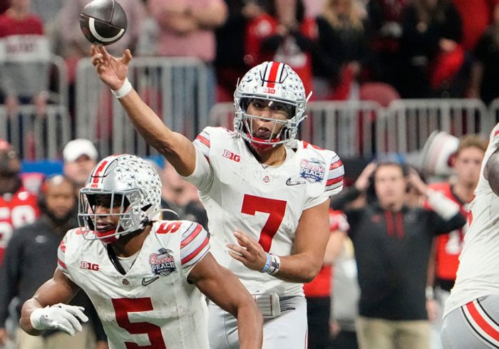 C.J. Stroud Helped His Draft Stock in Ohio State Playoff Game