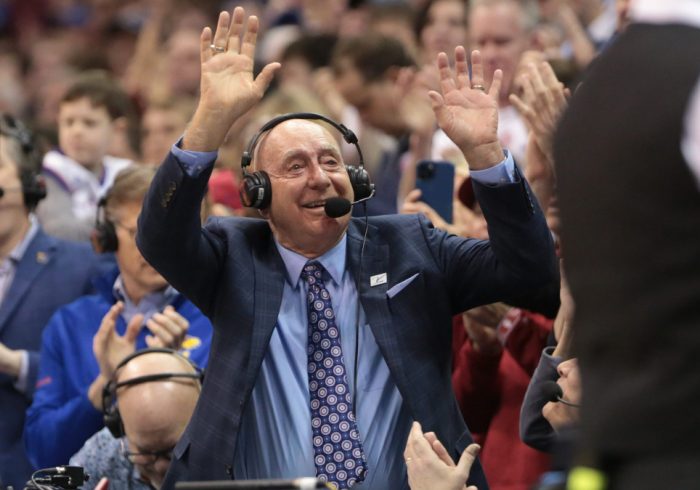 Dick Vitale Gets Fooled by a NFL Network Replay and Handles It Like a Trooper