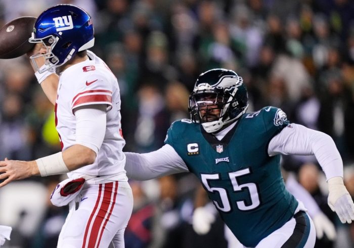 Eagles’ Brandon Graham Talked So Much Trash to Giants at Coin Flip