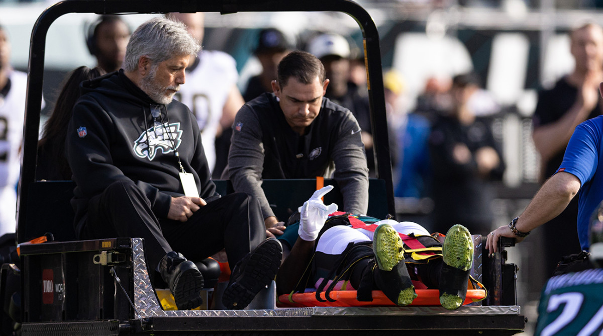 Eagles DE Josh Sweat Taken to Hospital With Neck Injury