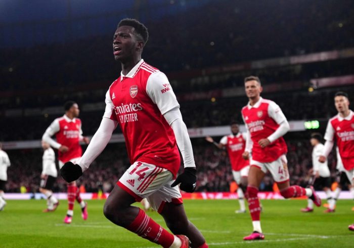 Nketiah, Arsenal Grind Out Dramatic Win Over Man United