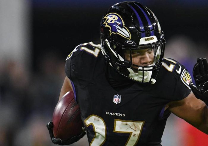 Ravens RB J.K. Dobbins Won’t Play vs. Bengals on Sunday, per Report