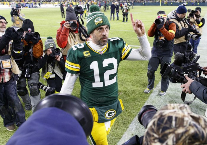 Rodgers Asked About Possibly Playing His Last Home Game Ever