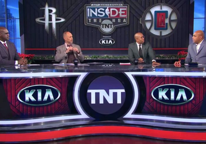 TNT’s NBA Crew Trolled Skip Bayless, Shannon Sharpe on Thursday