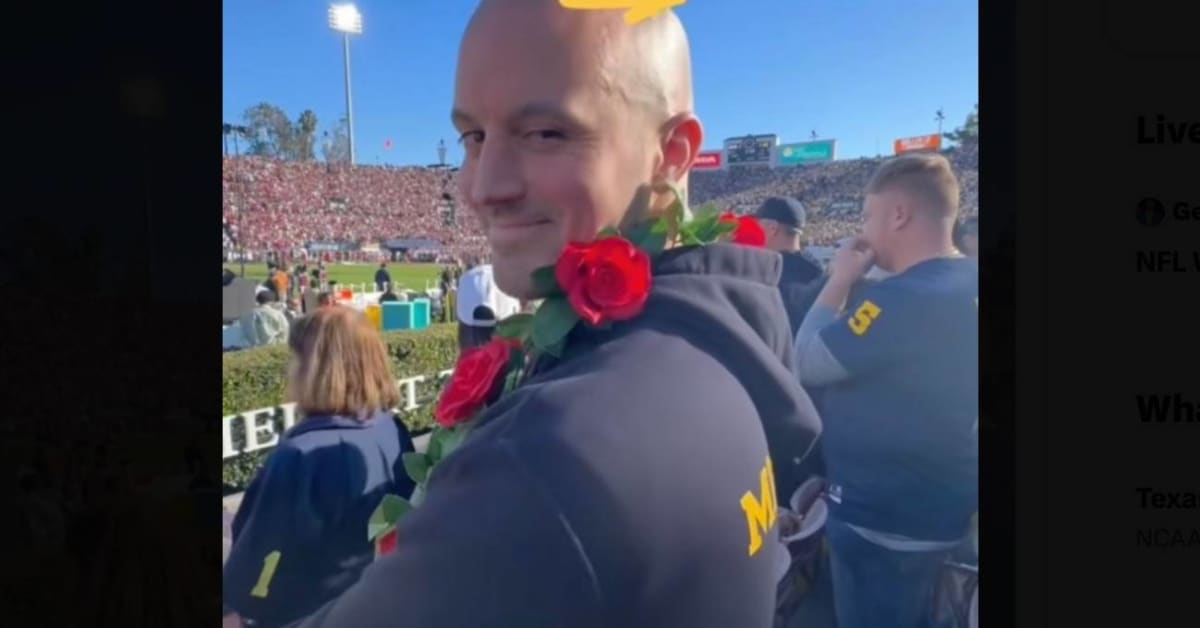 Brazen Connor Stalions Had Great Seat for Rose Bowl, and College Football Fans Had Jokes