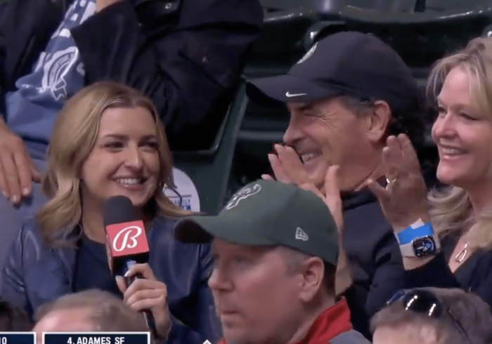 Father of Brewers Rookie Got to Announce His Son Getting a Hit in Major League Debut